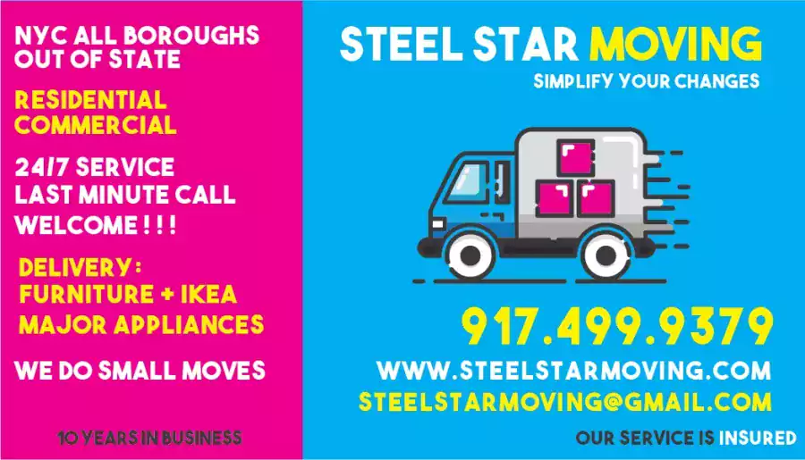 Steel Star Moving - Мувинг / Грузчики в Нью-Йорке