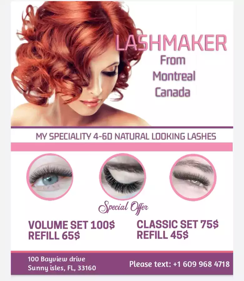 Наращивание ресниц Sunny isles FL - Наращивание ресниц в Майами