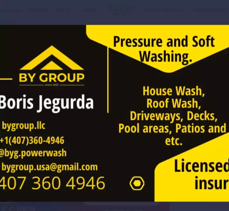 Bygroup.LLC/Услуги мойки под давлением - Другие услуги в Орландо