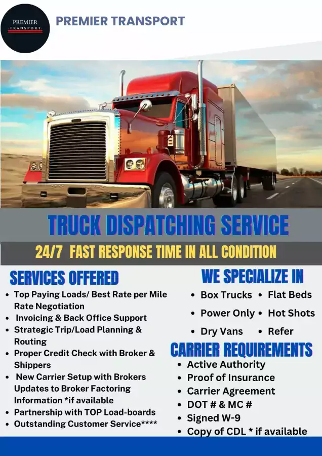 Premier Transport - Диспетчерские услуги в Чикаго