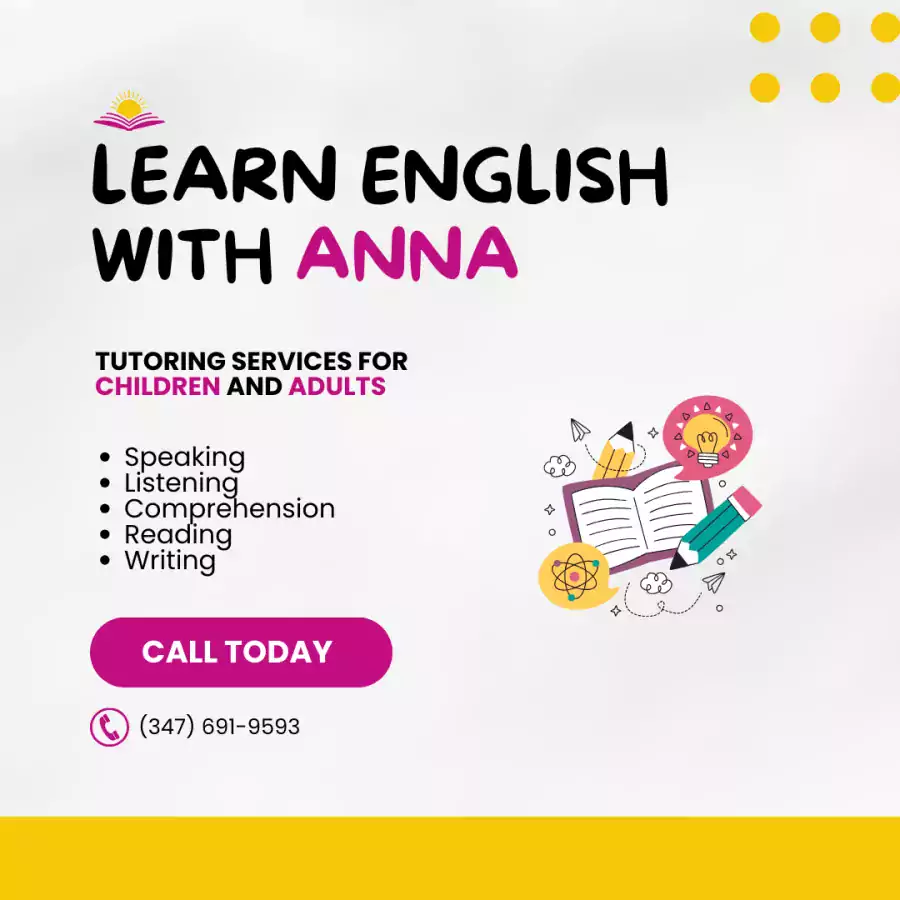 Learn English with Anna - Репетитор английского языка - Учителя и репетиторы в Майами