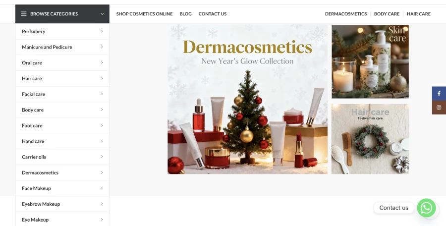 Покупайте косметику онлайн с доставкой по всему миру.