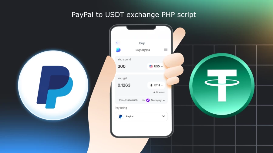 Продаю скрипт обменника paypal to usdt - Інтэрнэт-продажы у ЗША