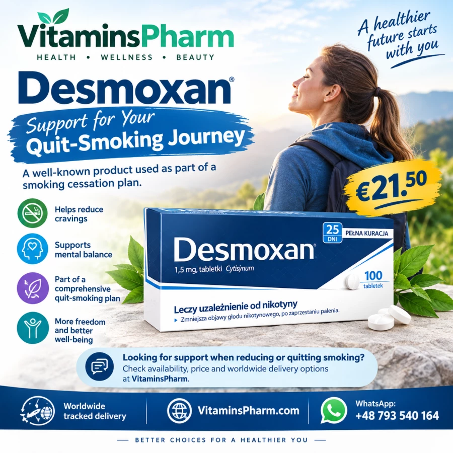 Desmoxan — €21.50 | Support for Your Quit-Smoking Journey - Прадукты для здароўя у ЗША